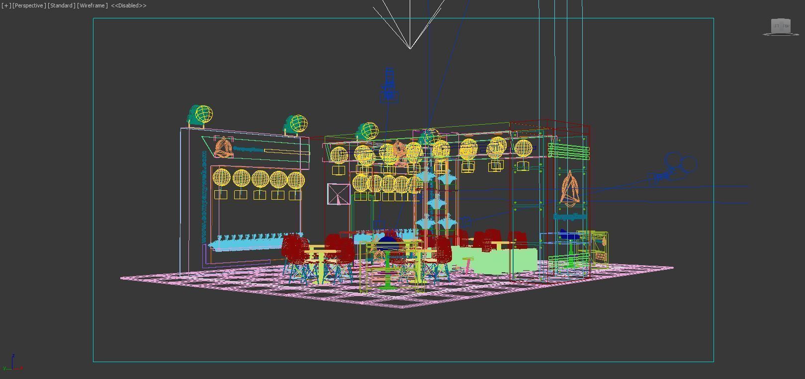 Exhibition Stall Size 10 m x 7 m Height 350 cm 3D model 3D model_6