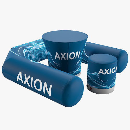 Seat Table Puff Axion 3D model