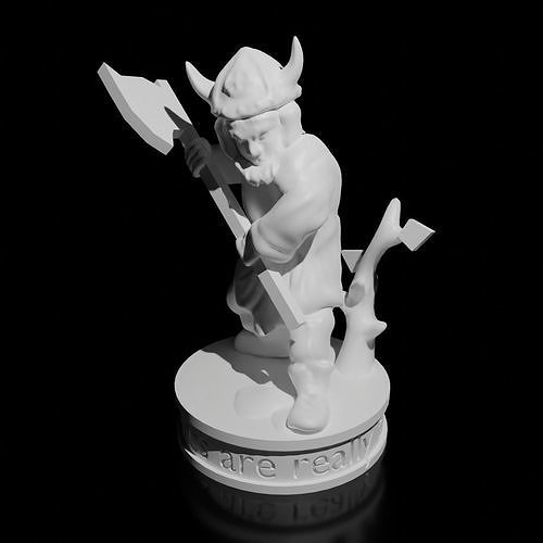 Gimli Miniature - PotR 3D print model
