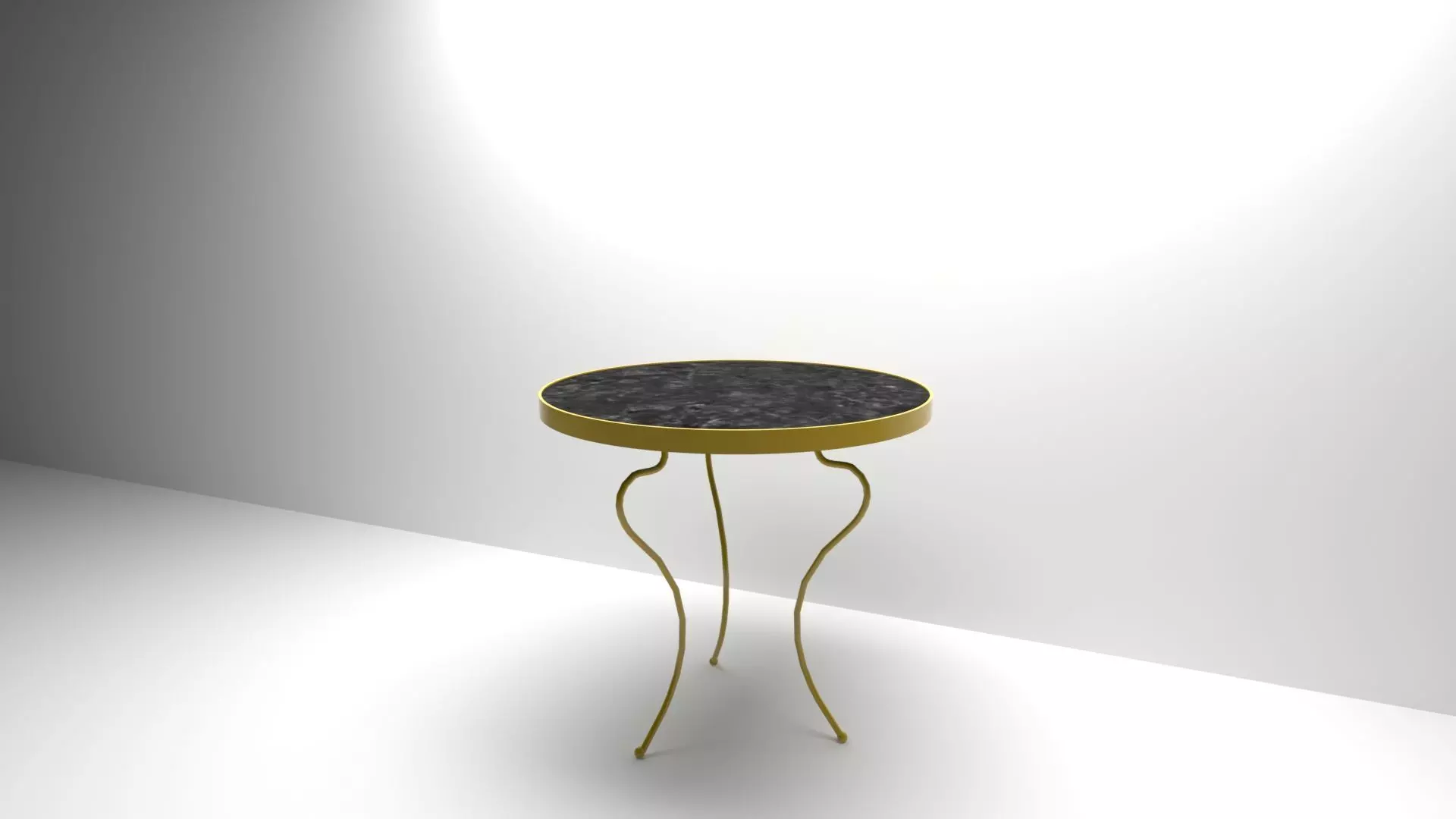 MARBLE TABLE  Low-poly 3D model_0