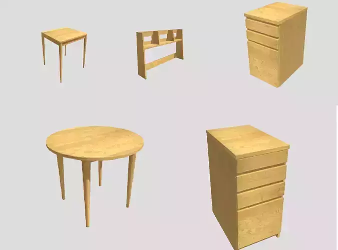 5-Model furniture pack