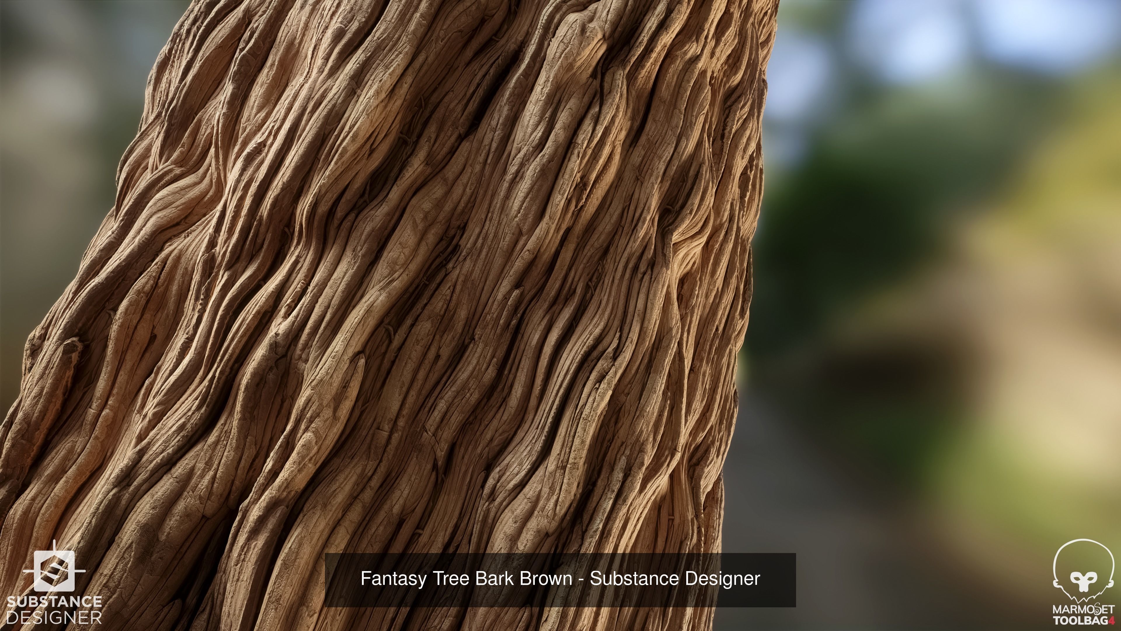 Fantasy Tree Barks - Substance Designer Texture_3