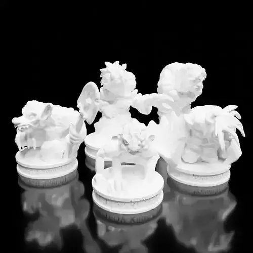 Mongrelfolk Miniature Set