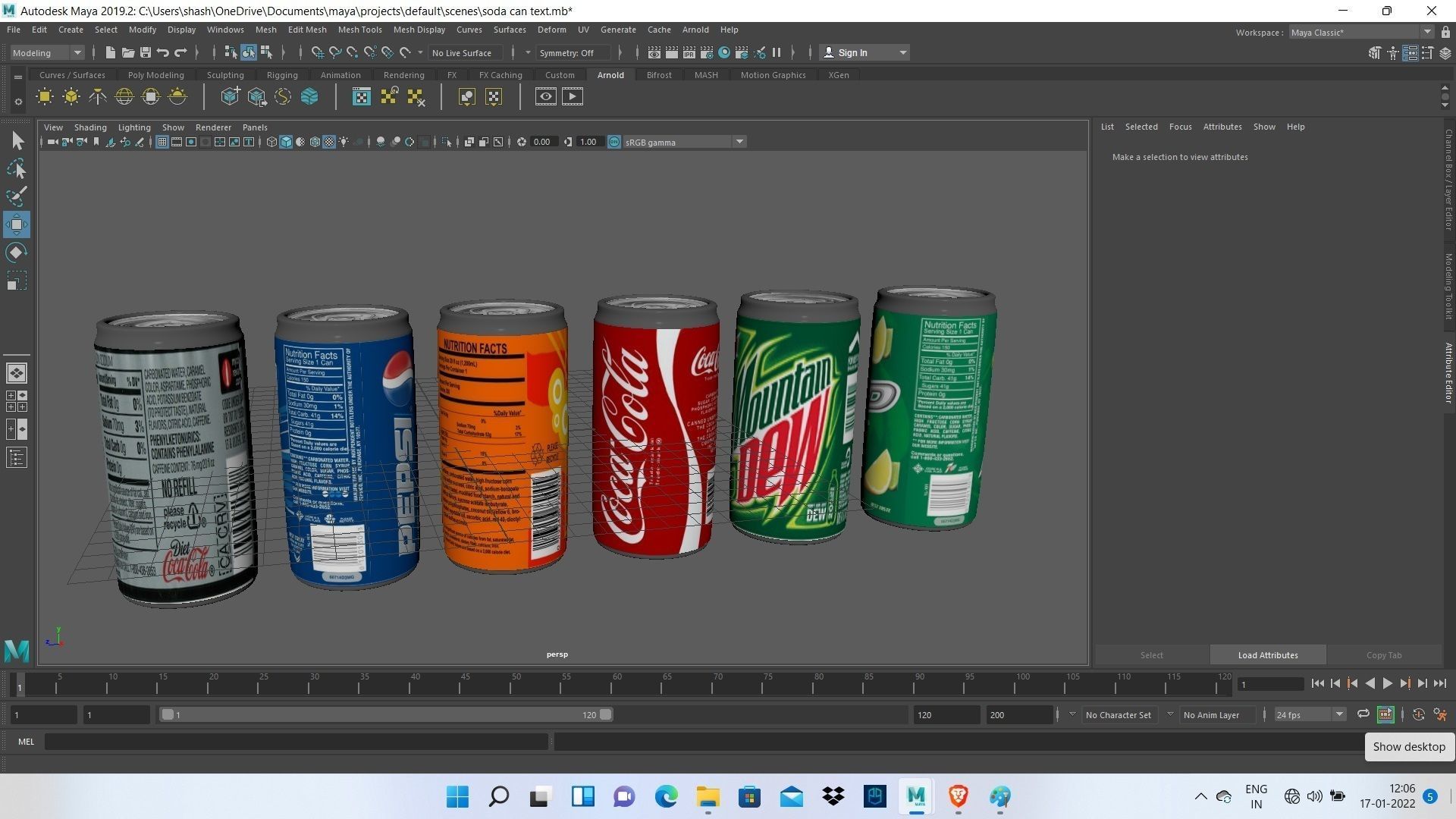 SODA CAN MODEL  PEPSI COKE SPRITE COLD DRINKS  Low-poly 3D model_7