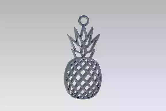 Pineapple Keychain