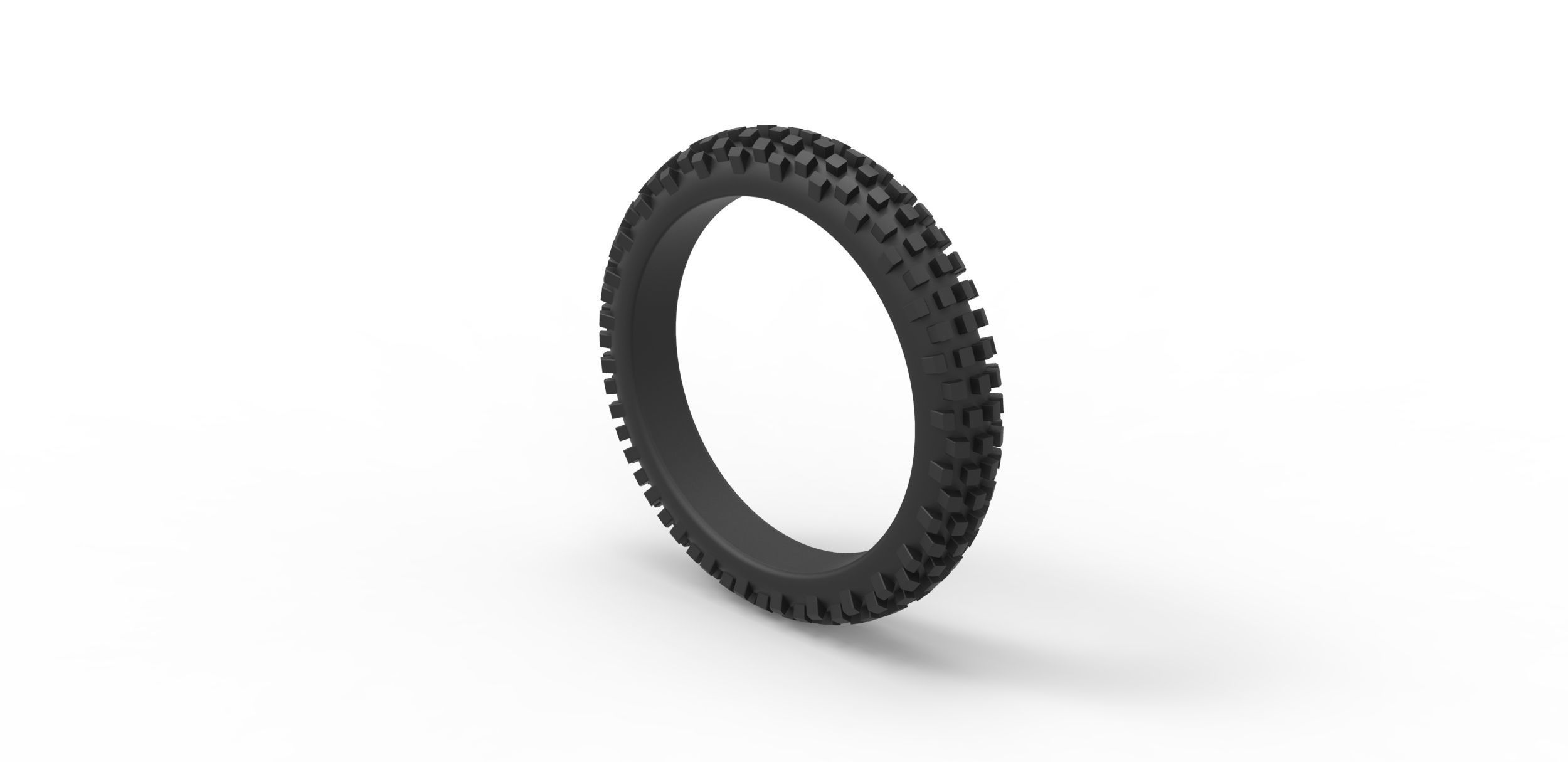 Offroad tire 8 Scale 1 to 10 3D print model_6