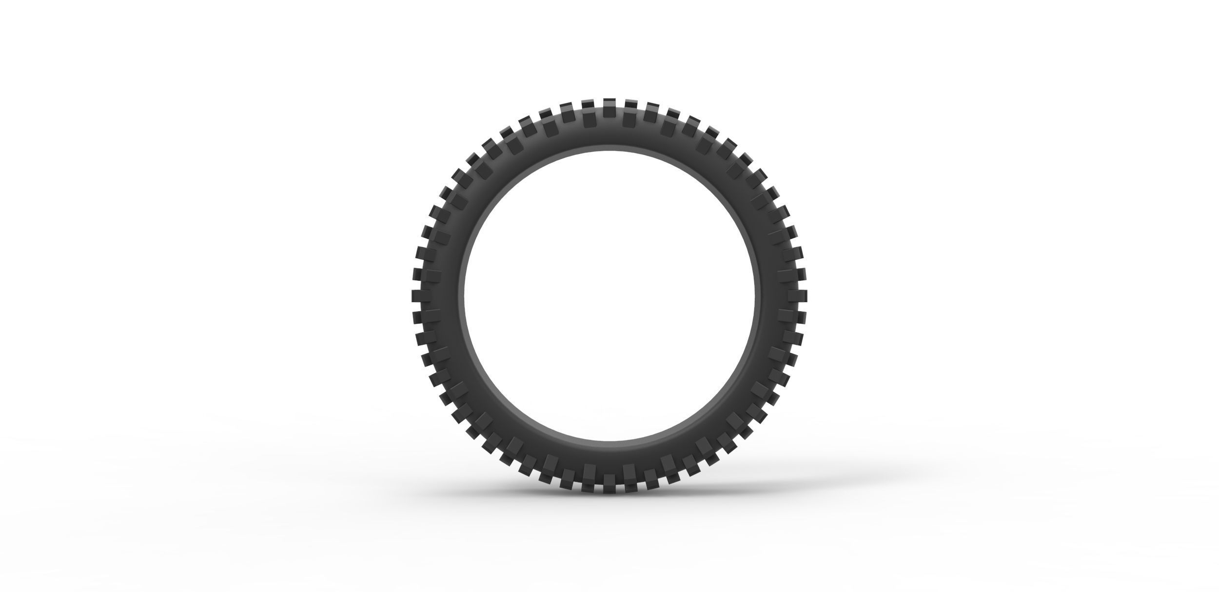 Offroad tire 8 Scale 1 to 10 3D print model_4