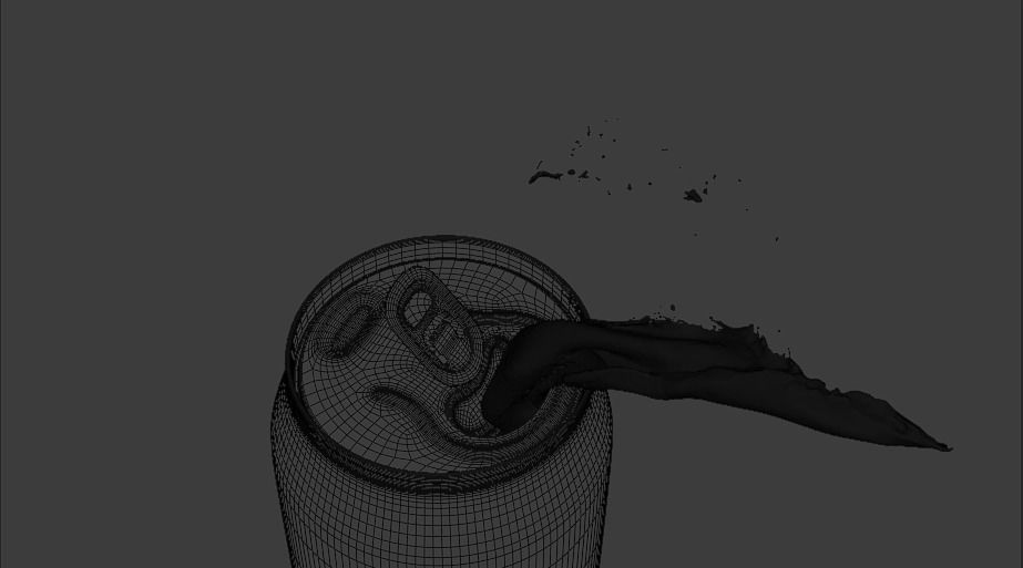 SODA CAN FLUID SPLASH 3D model_6