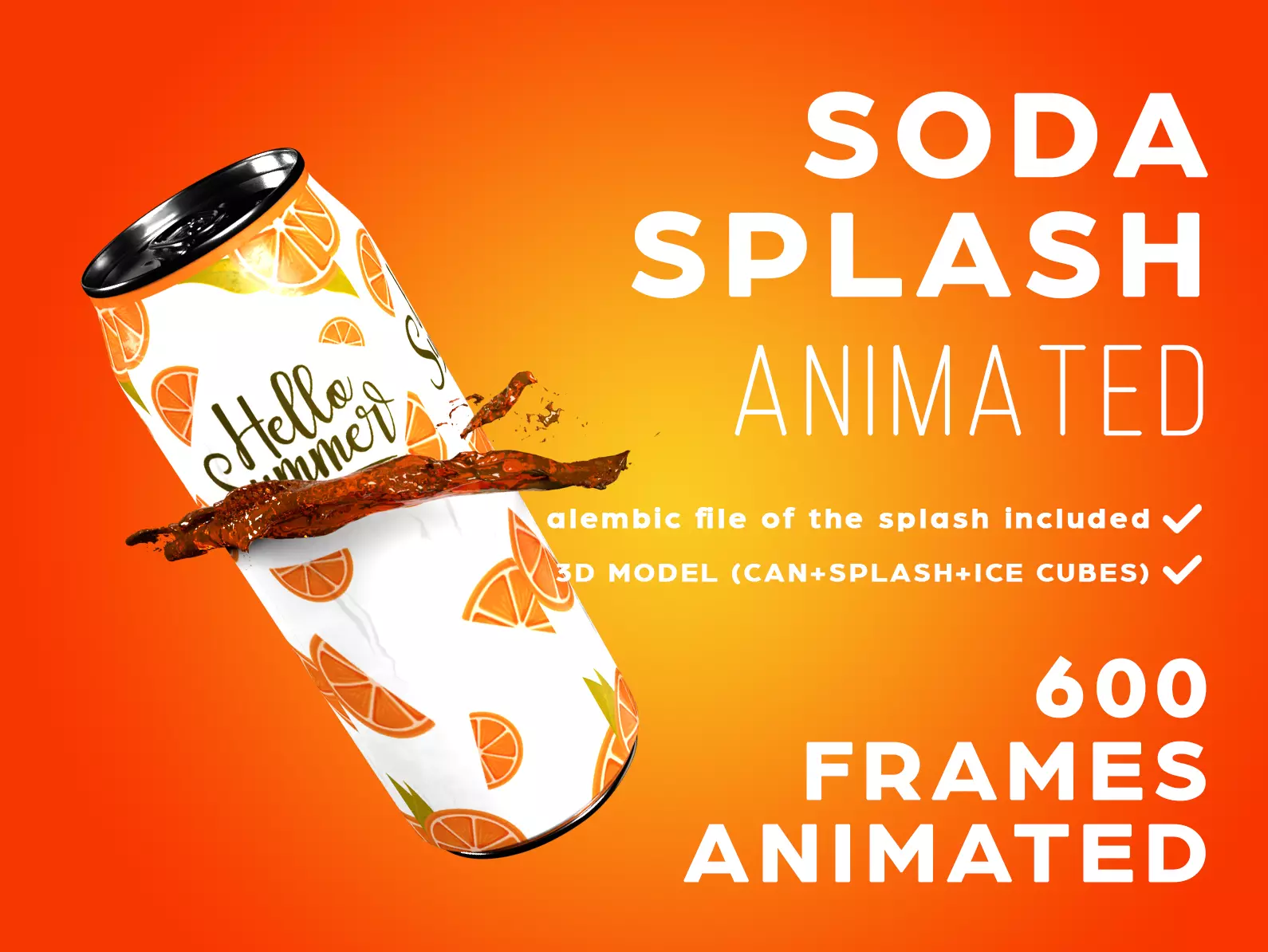 SODA CAN FLUID SPLASH 3D model_0