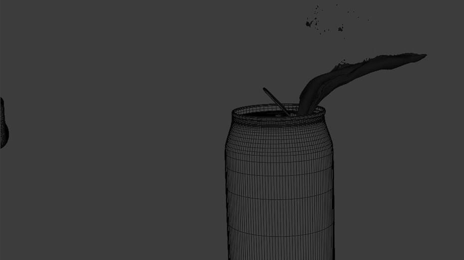 SODA CAN FLUID SPLASH 3D model_5