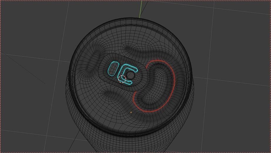 SODA CAN FLUID SPLASH 3D model_9