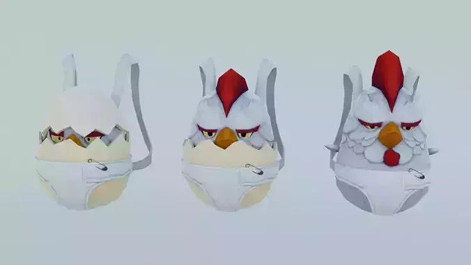 bag 3x Chicken Backpack