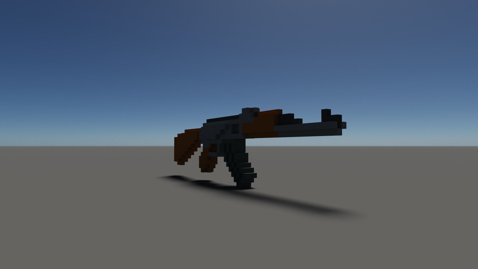 Ak Voxel Low-poly 3D model_22