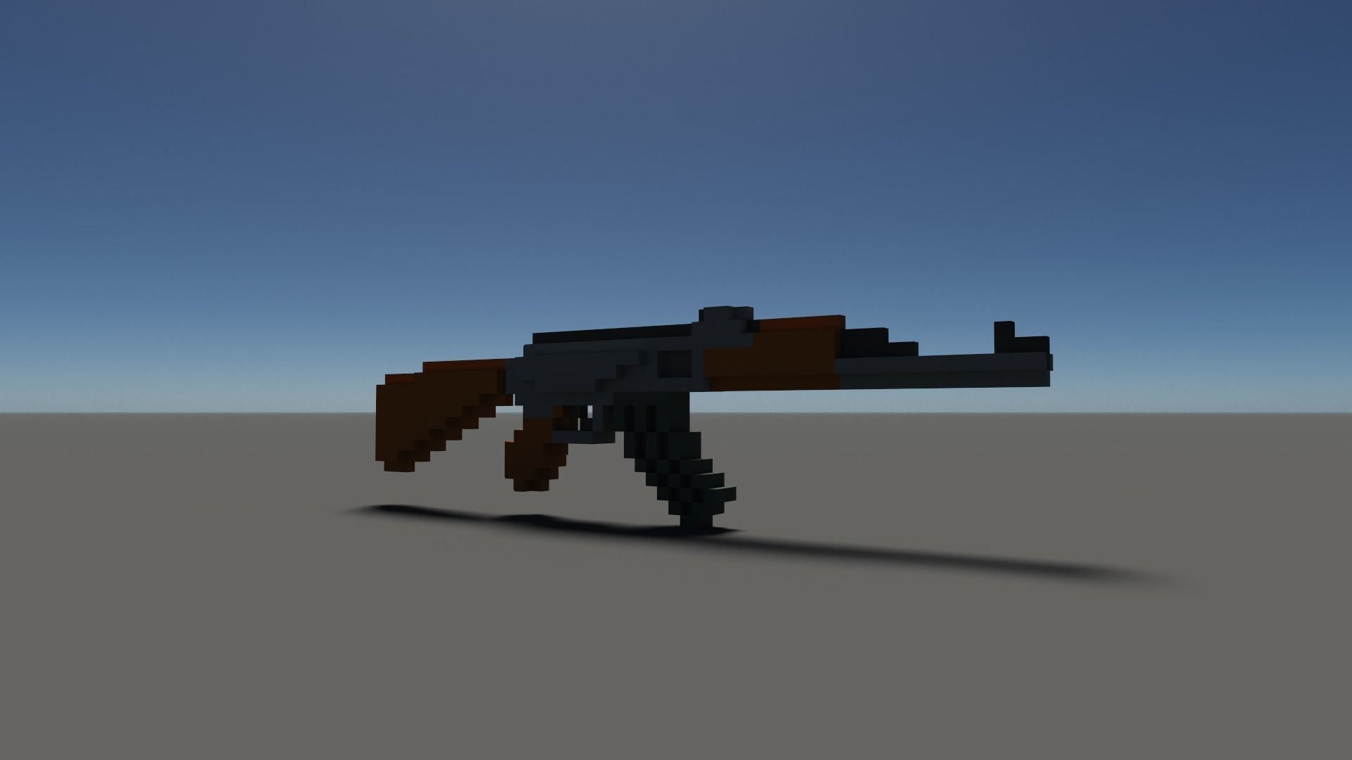 Ak Voxel Low-poly 3D model_20