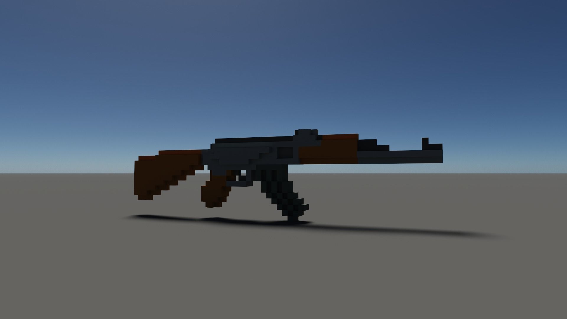 Ak Voxel Low-poly 3D model_19
