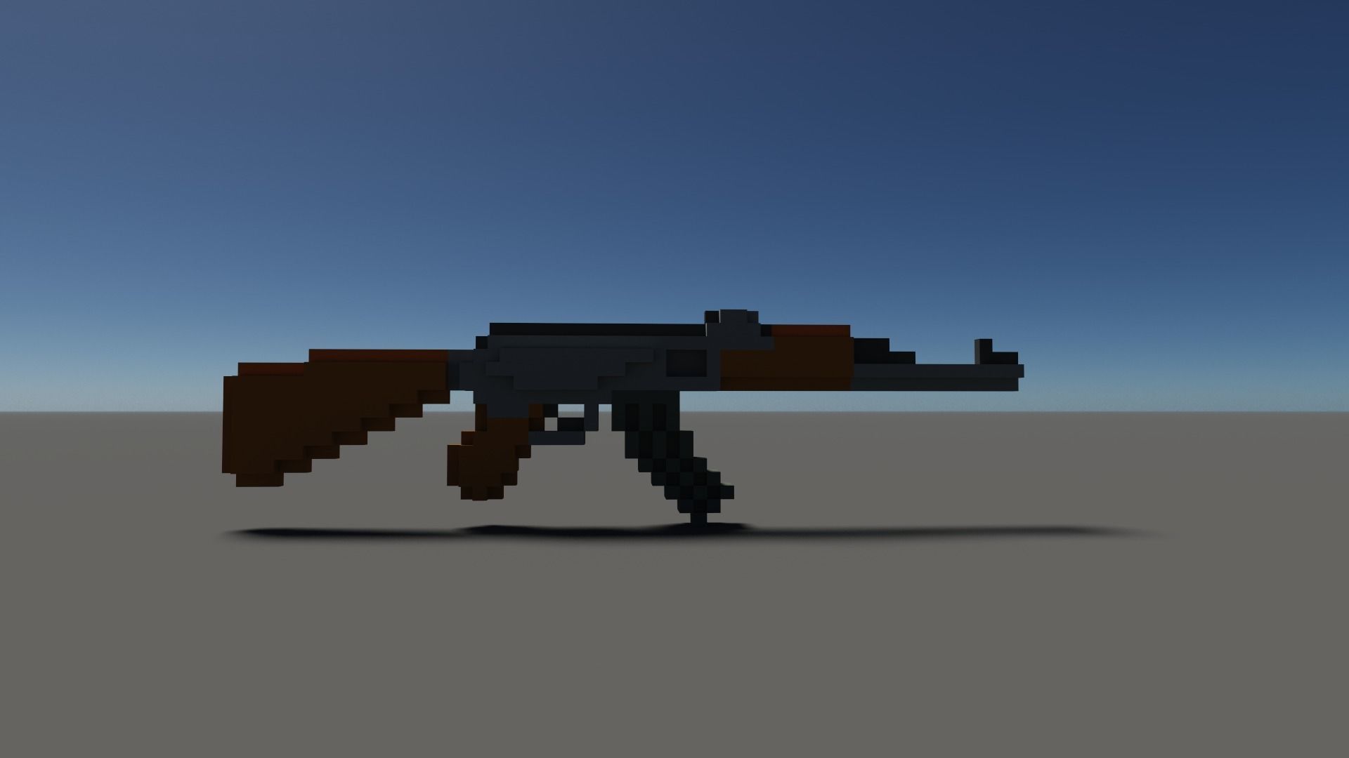 Ak Voxel Low-poly 3D model_17