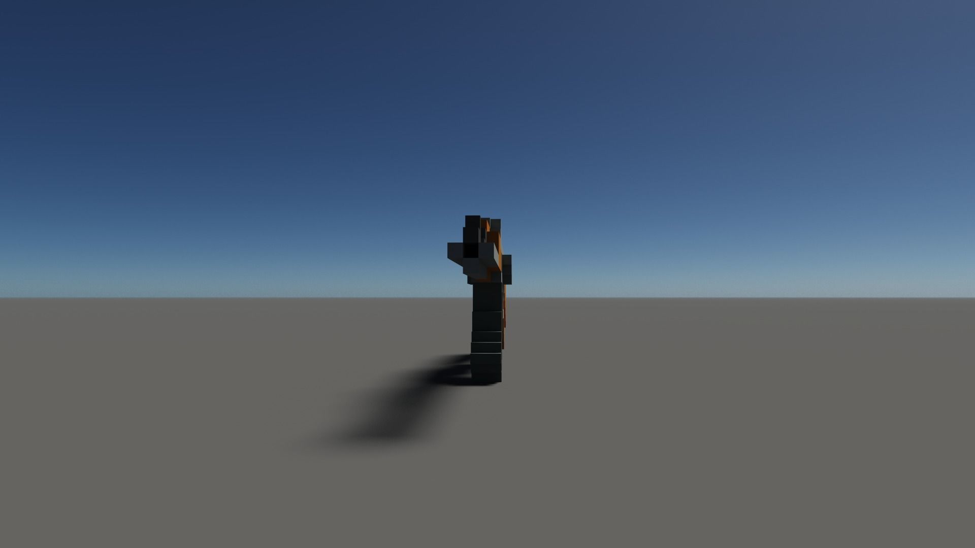 Ak Voxel Low-poly 3D model_25