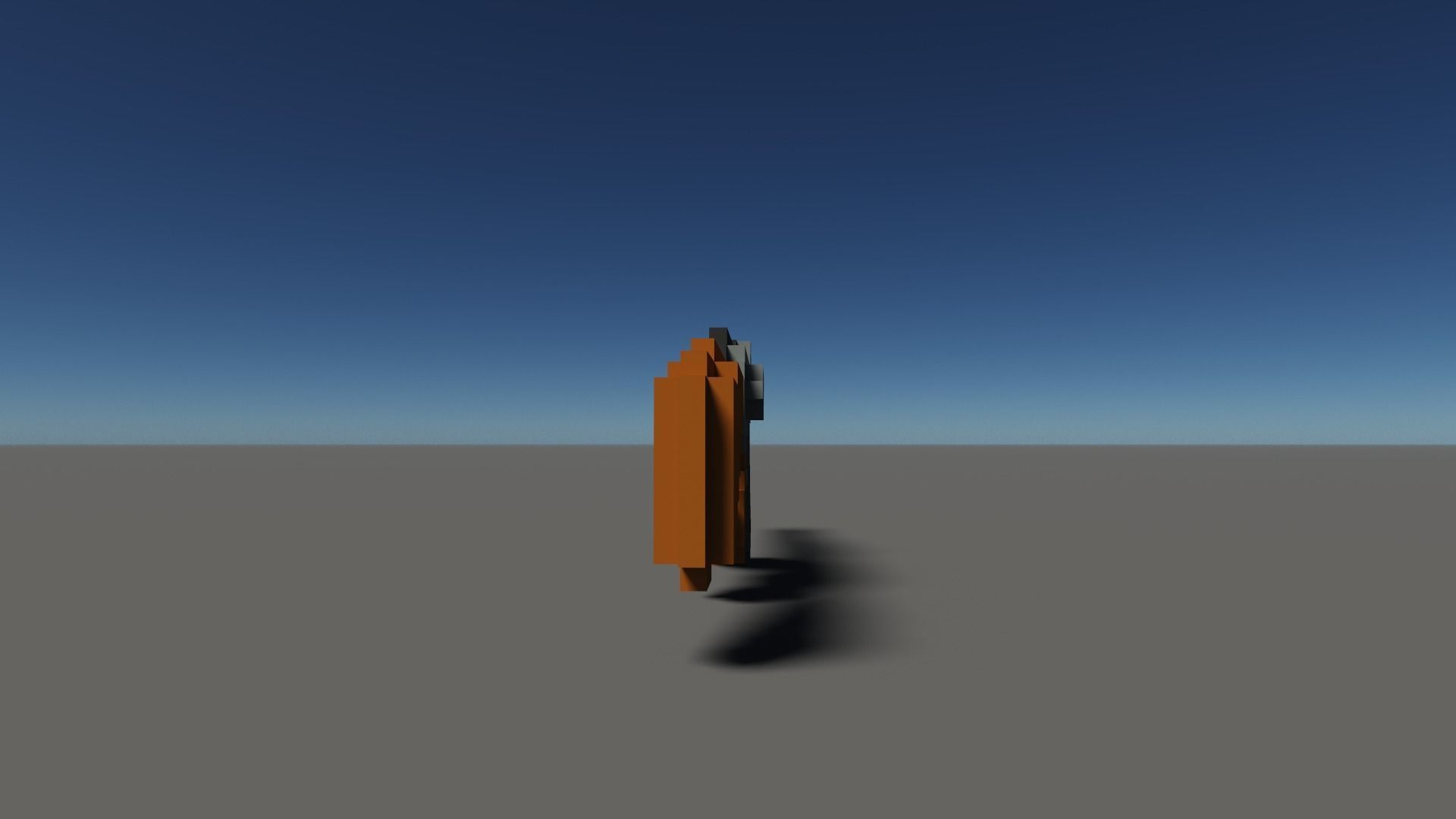 Ak Voxel Low-poly 3D model_10