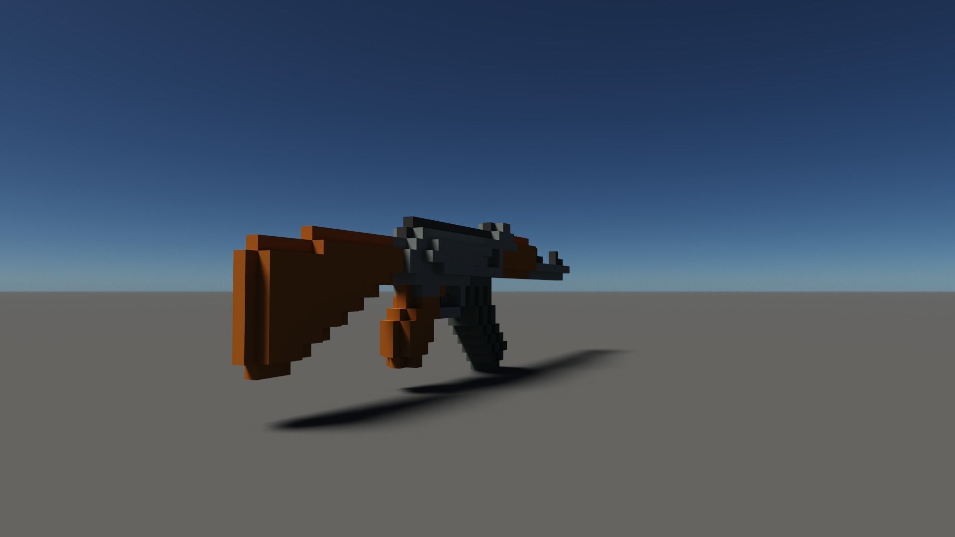 Ak Voxel Low-poly 3D model_12