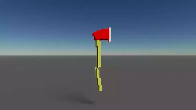 Axe Voxel 3D model