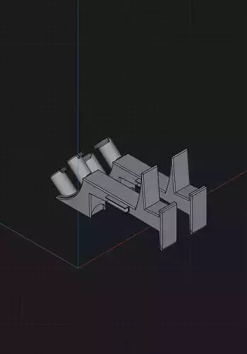 NES Gamepad Holder with Cable Management 