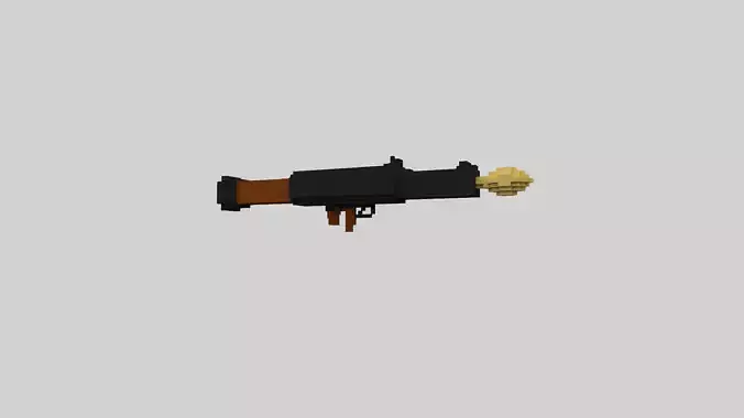 Bazooka Voxel 3D model