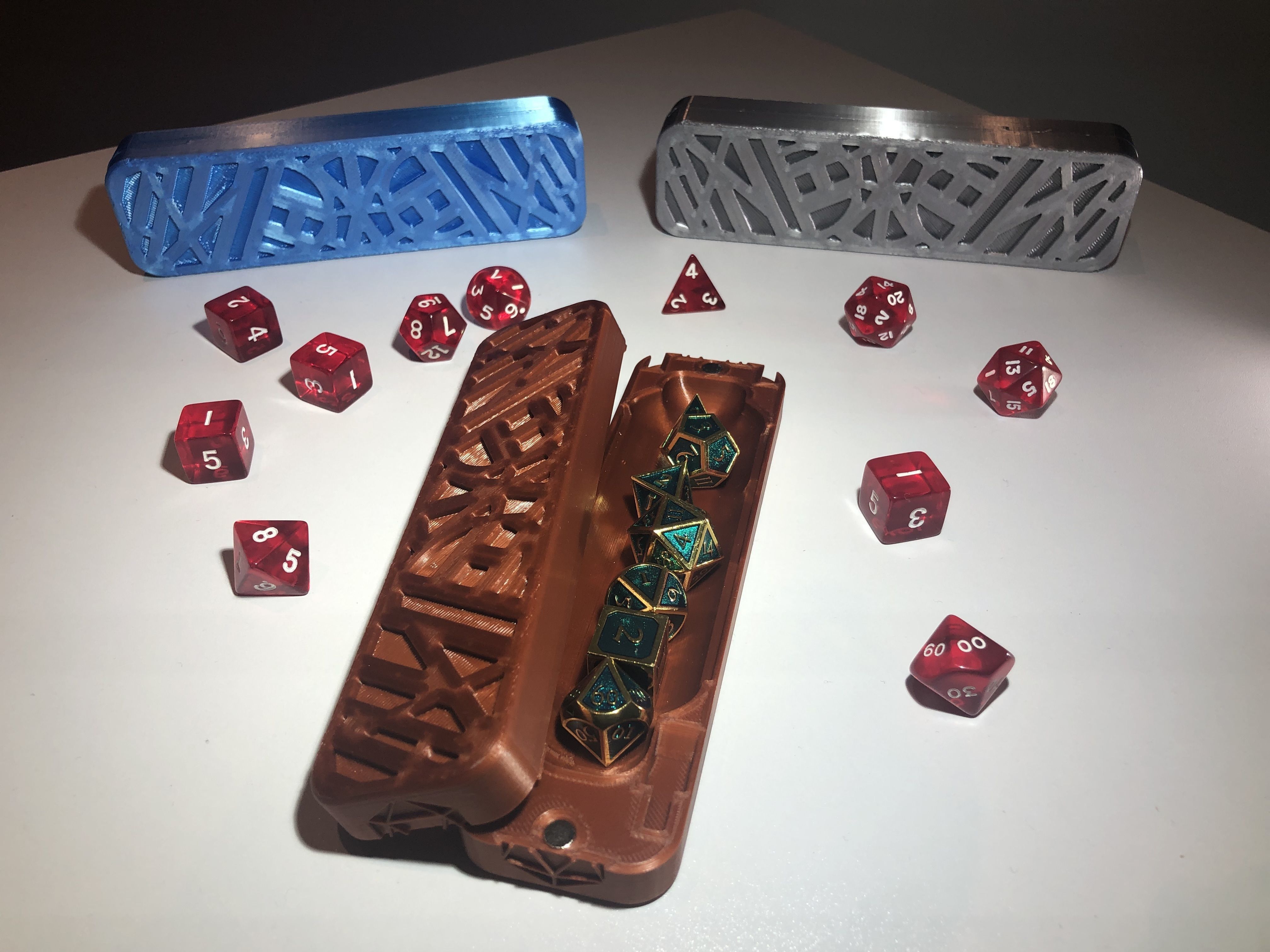 Dnd Dice Holder - Dungeons and Dragons -Customizable Dice Holder 3D print model_13