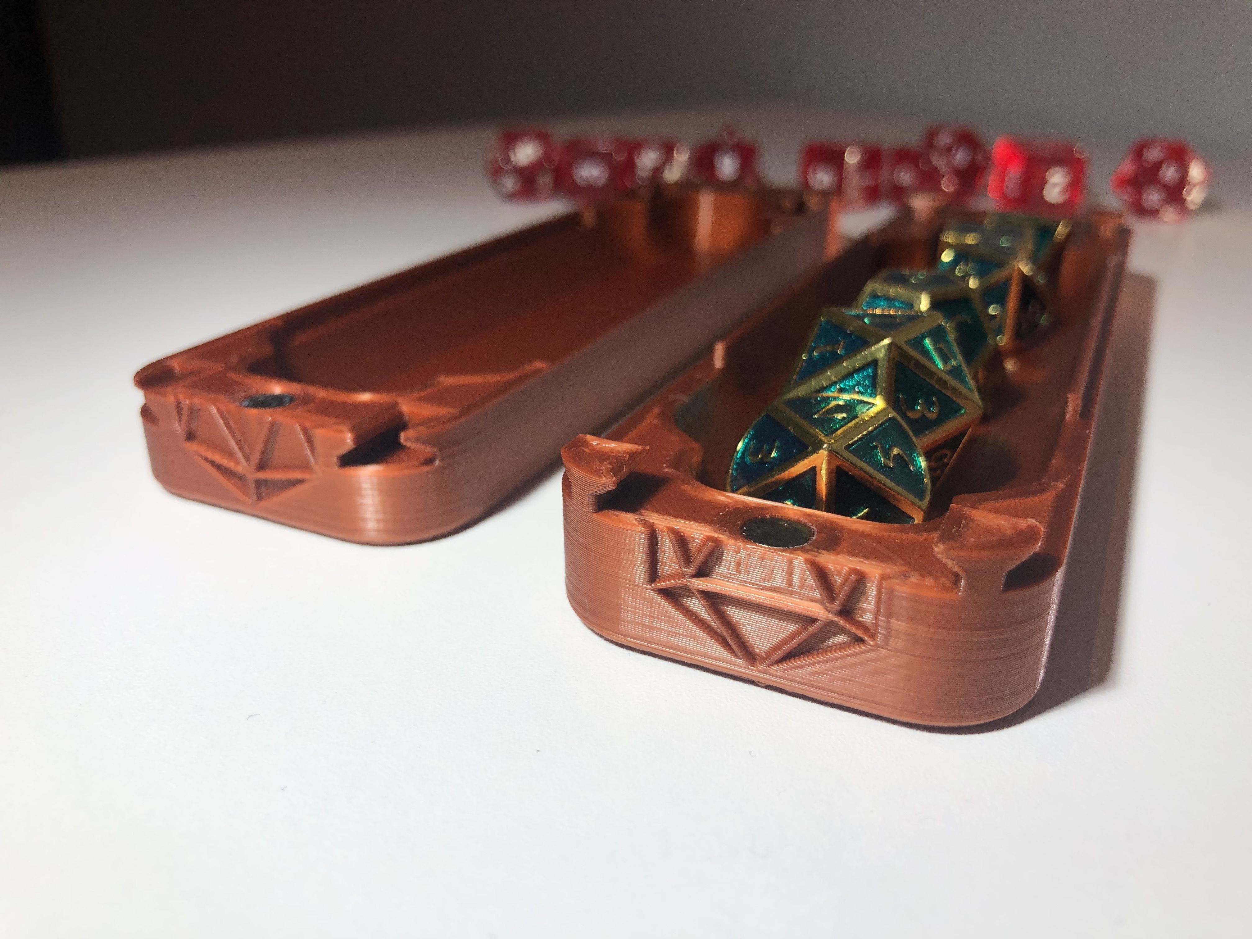 Dnd Dice Holder - Dungeons and Dragons -Customizable Dice Holder 3D print model_2