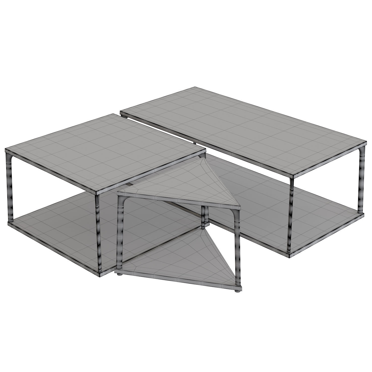 Elffel Coffee Table 3D model_4