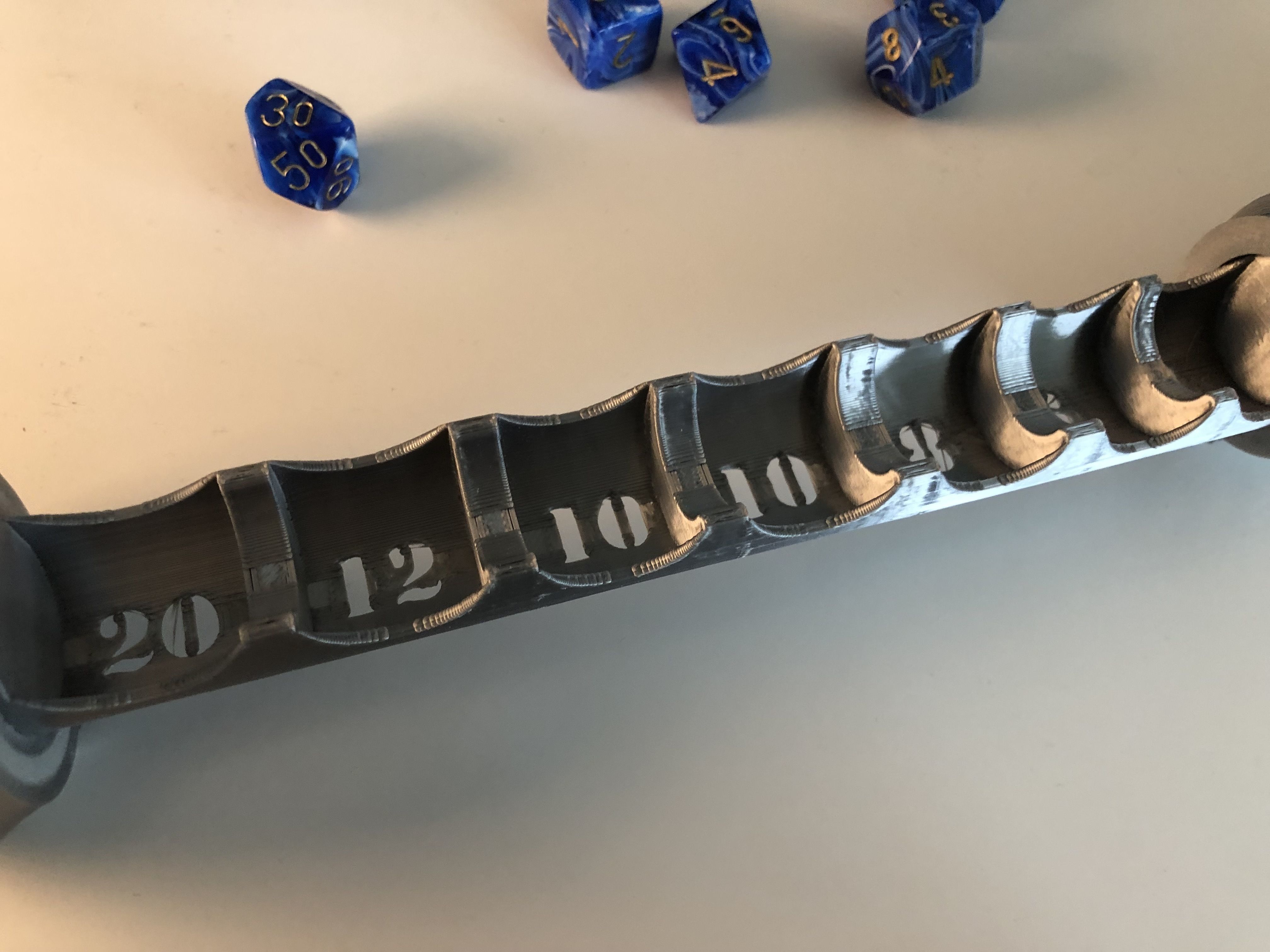 Dnd Dice Axe - Dungeons and Dragons 3D print model_4