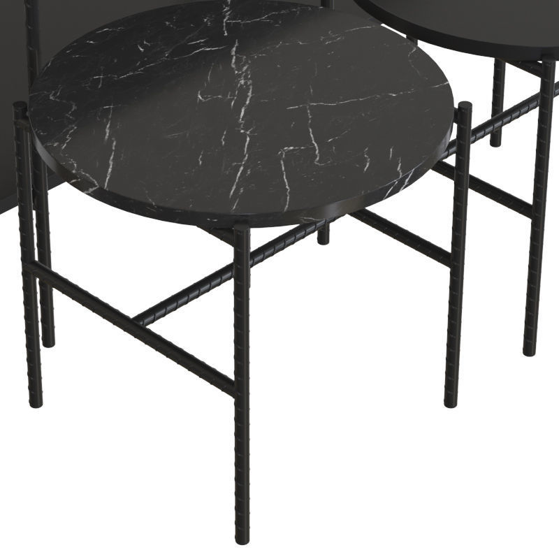 Rebar Side Table 3D model_3