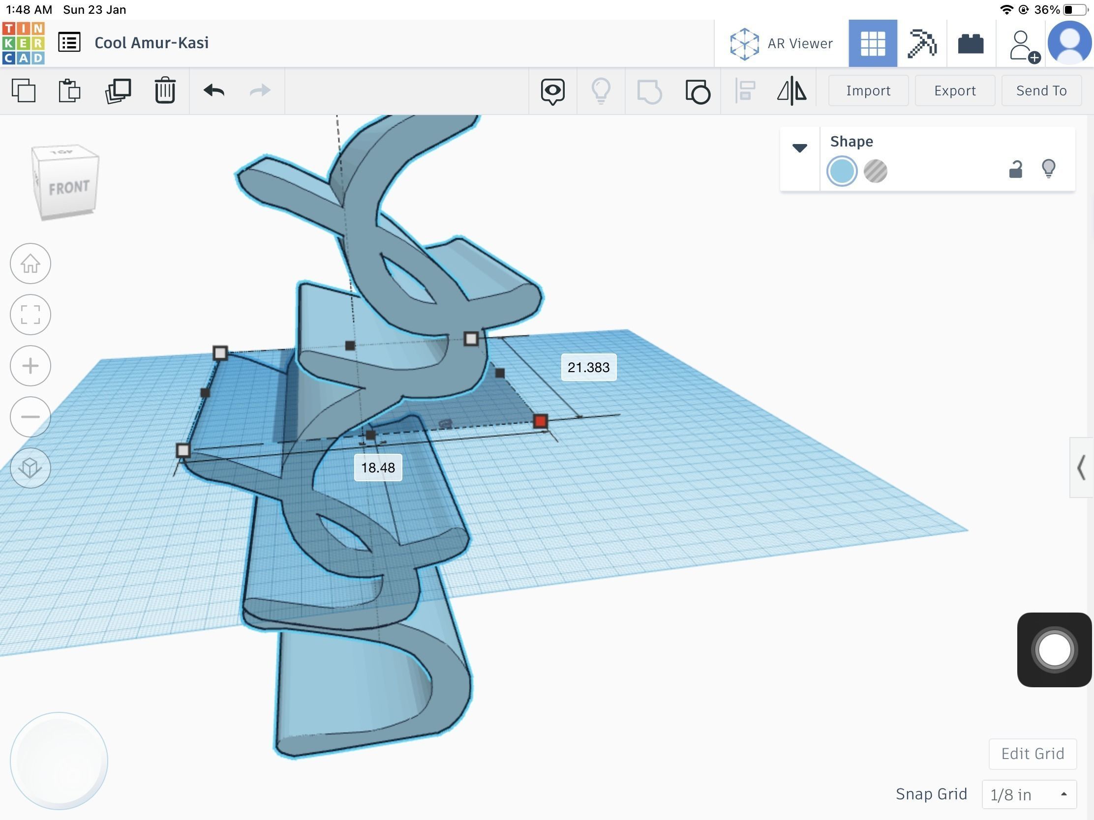 Book shelf stl file 3D print model_2