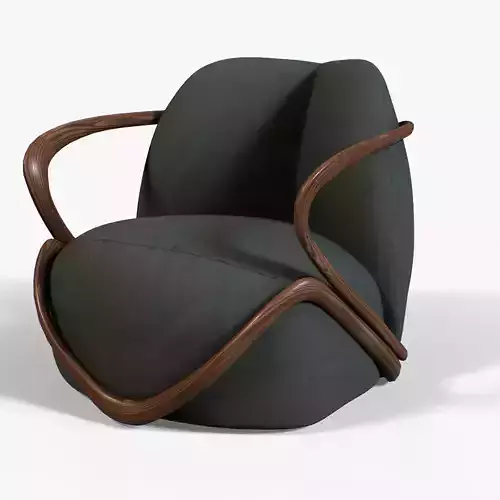 Hug ArmChairs in white and green