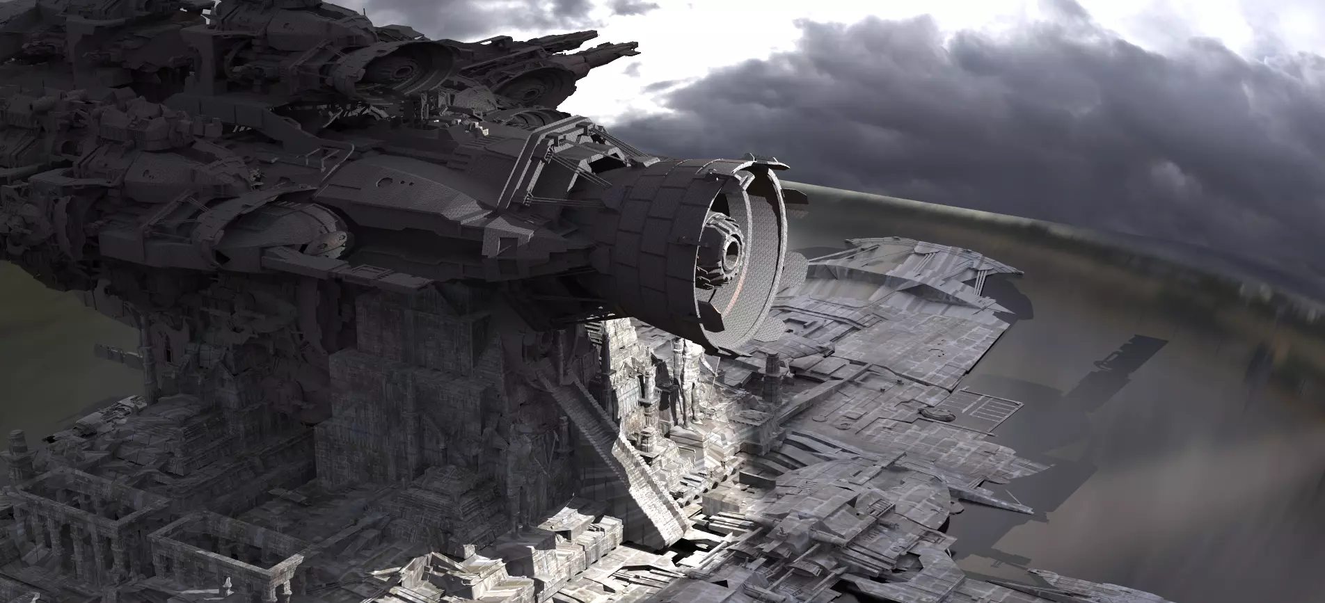 Sci Fi Civilization Return 2 3D model