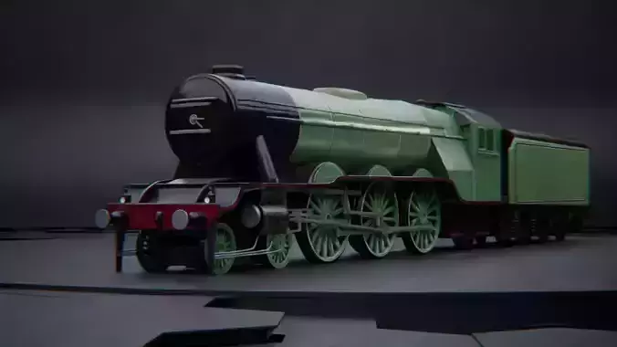 Steam lokomotive - Flying Scotsman 