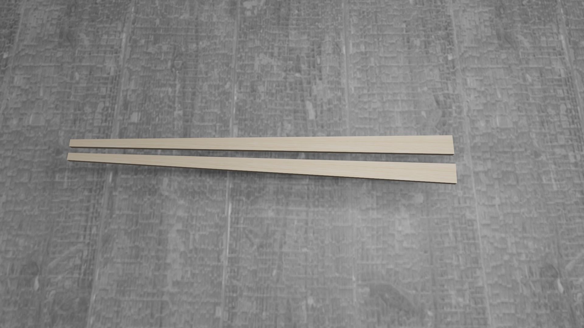 chopsticks set of in box Low-poly 3D model_13