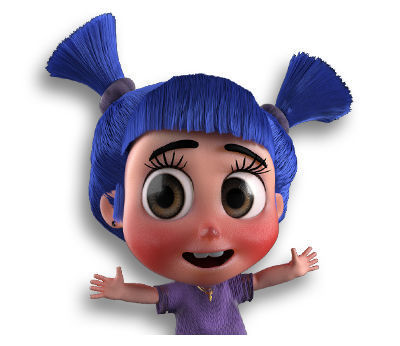 Fananees Cartoon Characters in Ramadan  Low-poly 3D model_8