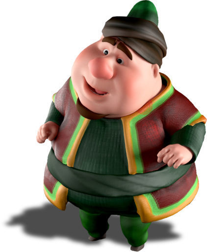 Fananees Cartoon Characters in Ramadan  Low-poly 3D model_2