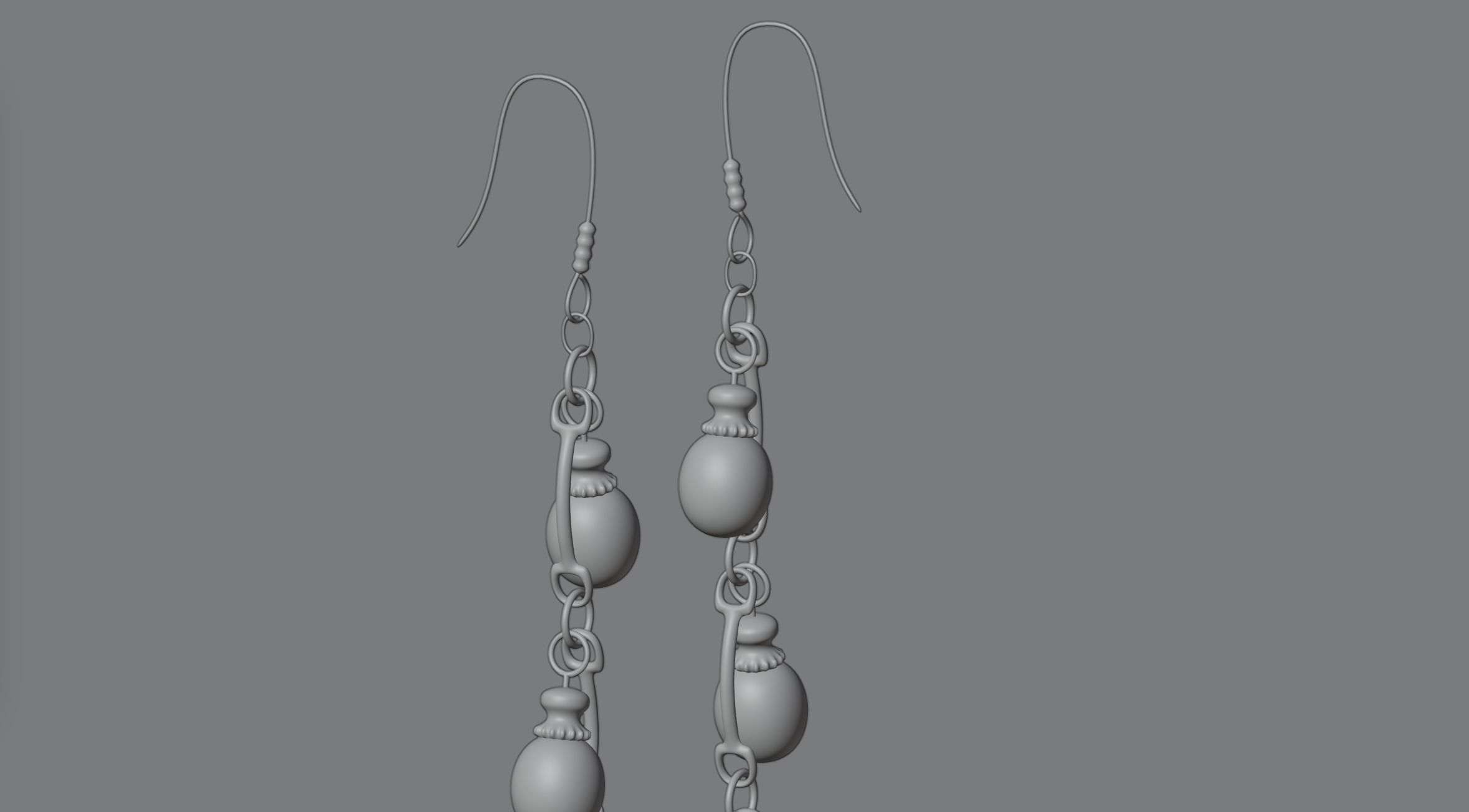 Earrings 11 3D model_2