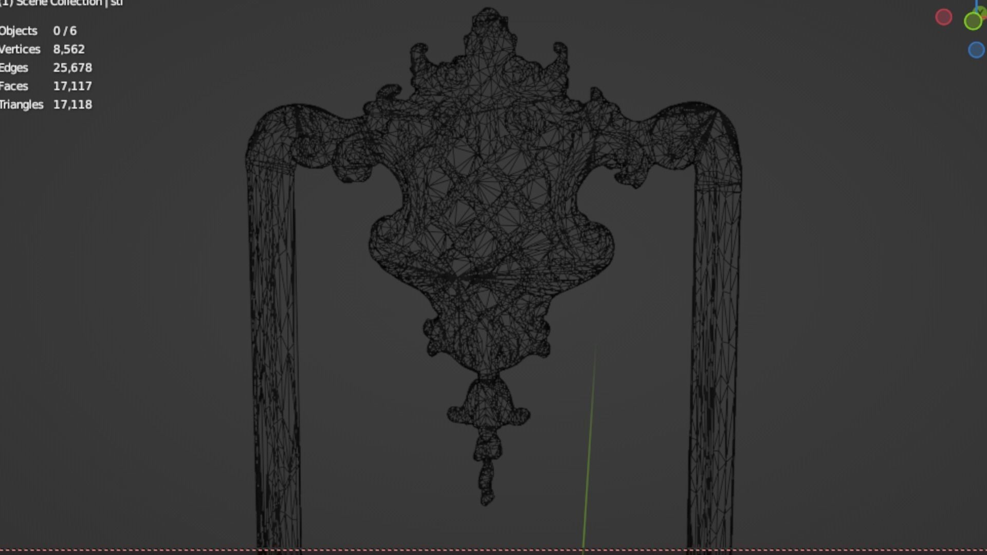 Classic decor ornament 90 3D model_6