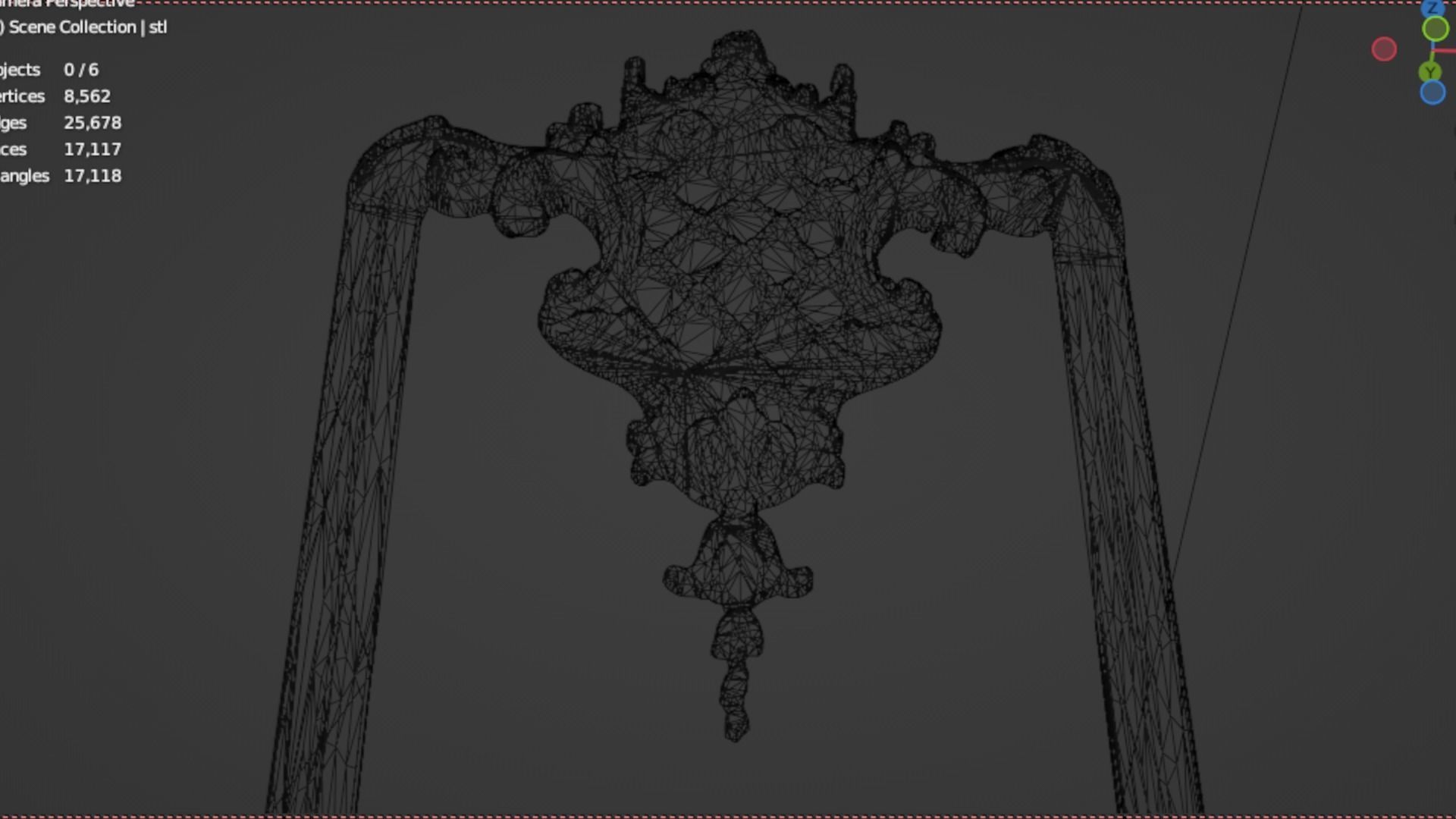 Classic decor ornament 90 3D model_7