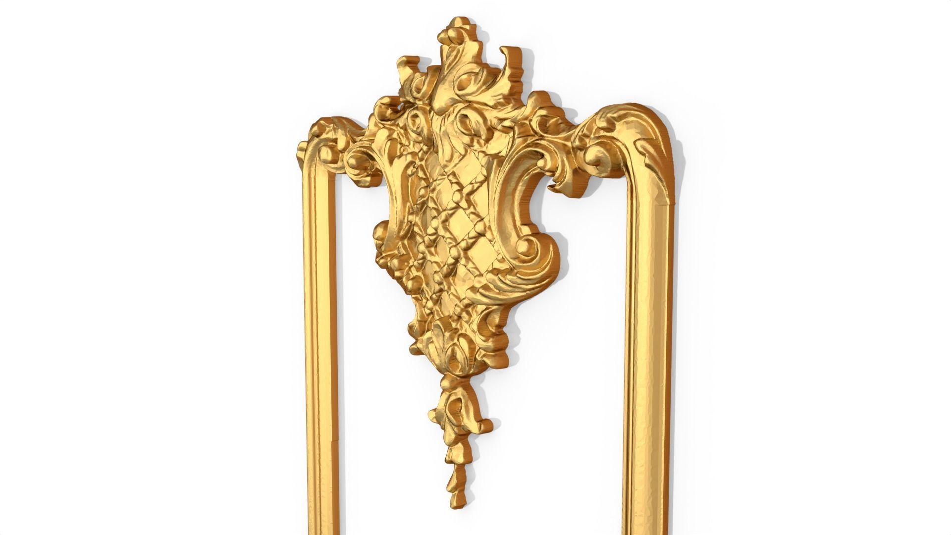 Classic decor ornament 90 3D model_3