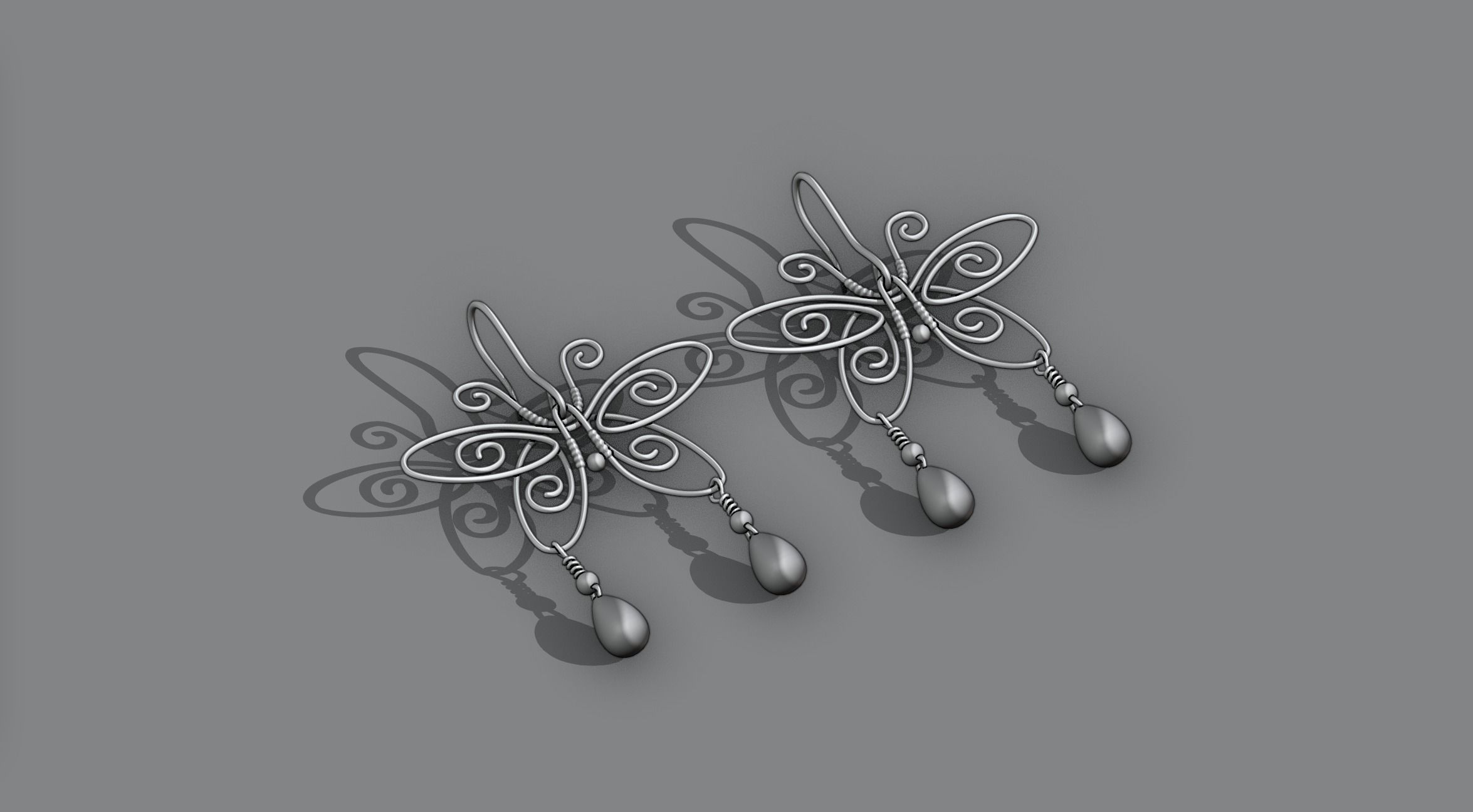 Earrings 13 3D model_5
