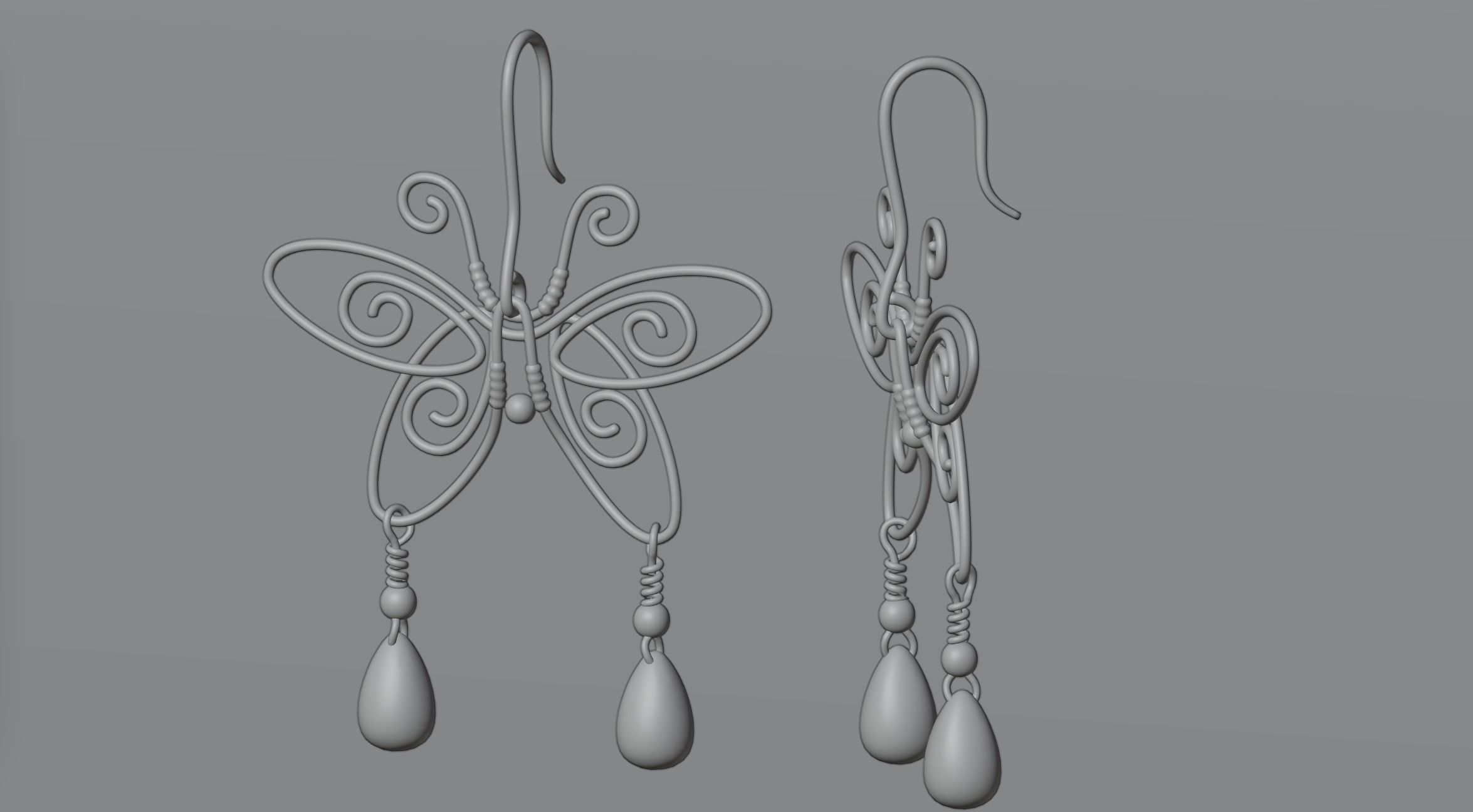 Earrings 13 3D model_1