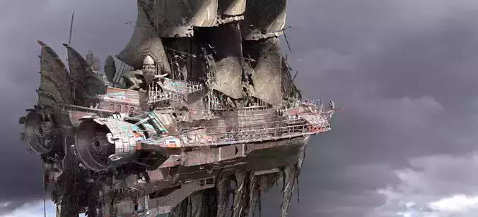 Airship Sci-Fi design 