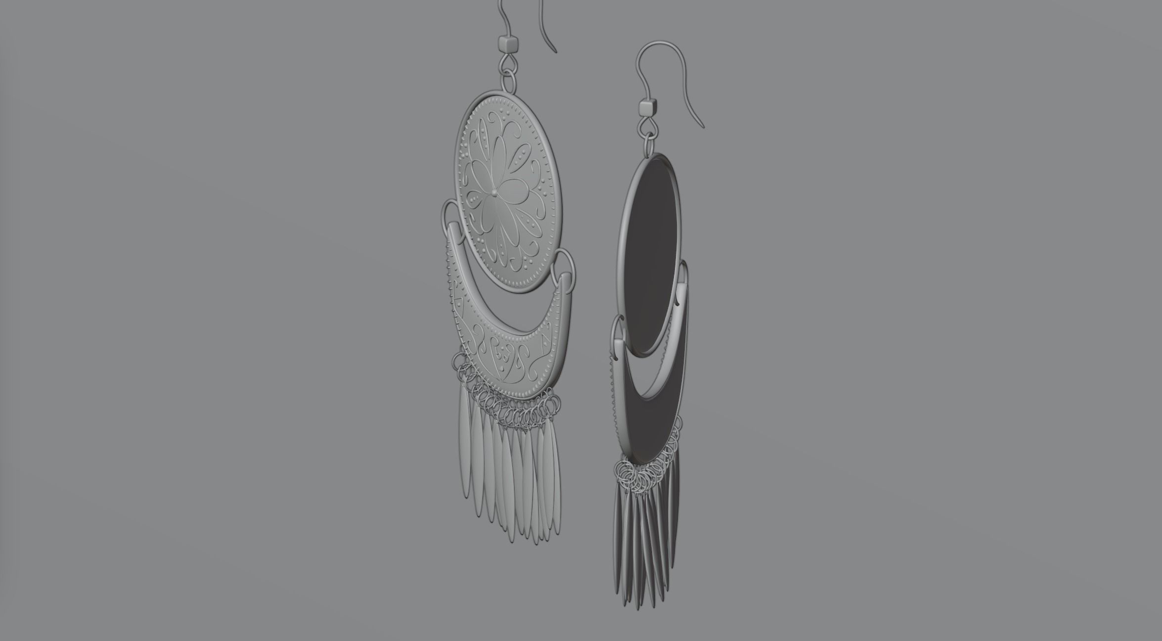 Earrings 16 3D model_3