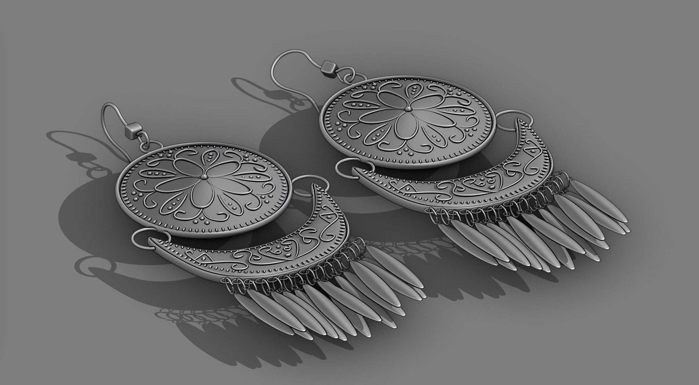 Earrings 16 3D model_5