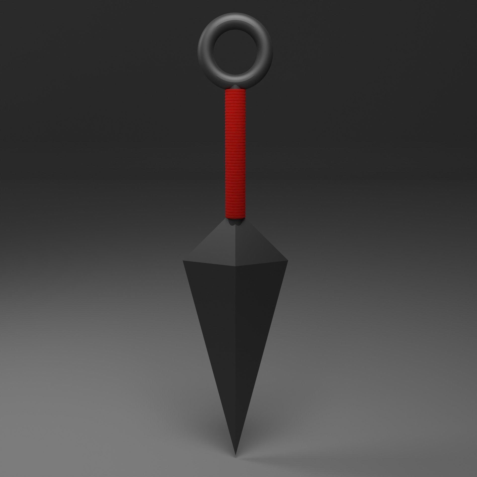 Kunai and Shuriken from the anime Naruto Free 3D model_3