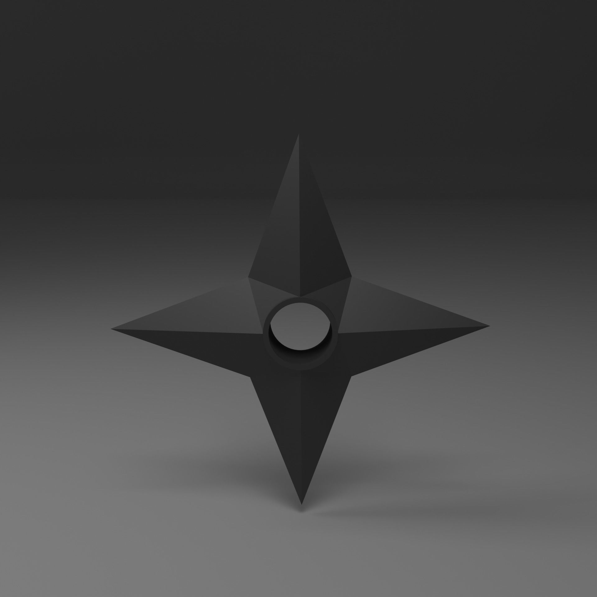 Kunai and Shuriken from the anime Naruto Free 3D model_5