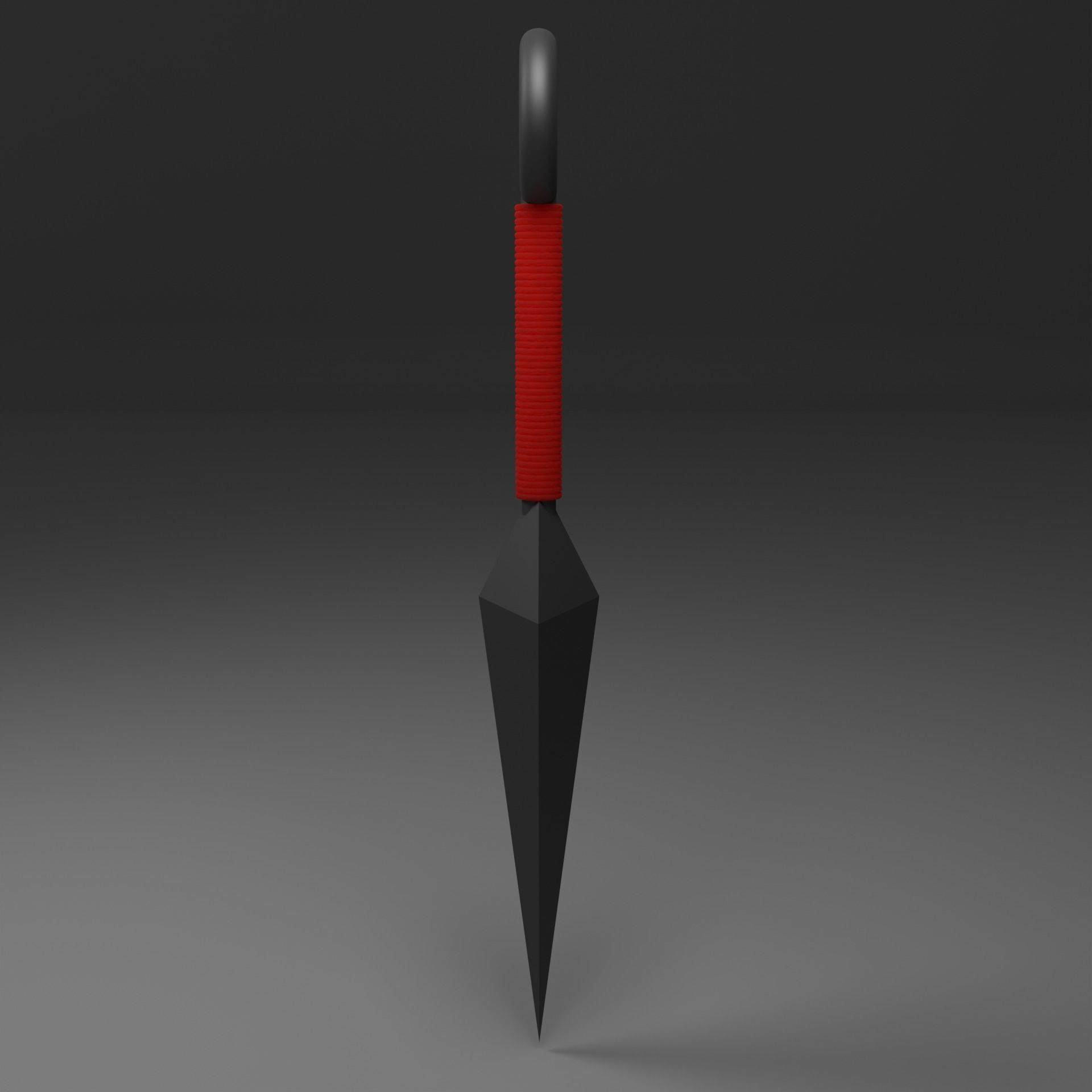 Kunai and Shuriken from the anime Naruto Free 3D model_4